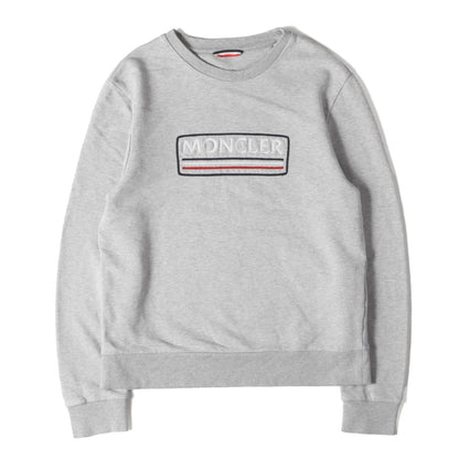 ボックスロゴ スウェット (MAGLIA GIROCOLLO) / トレーナー プルオーバー 定番 ベーシック ラグカジ ラグジュアリー ハイエンド カジュアル MADE IN ITALY