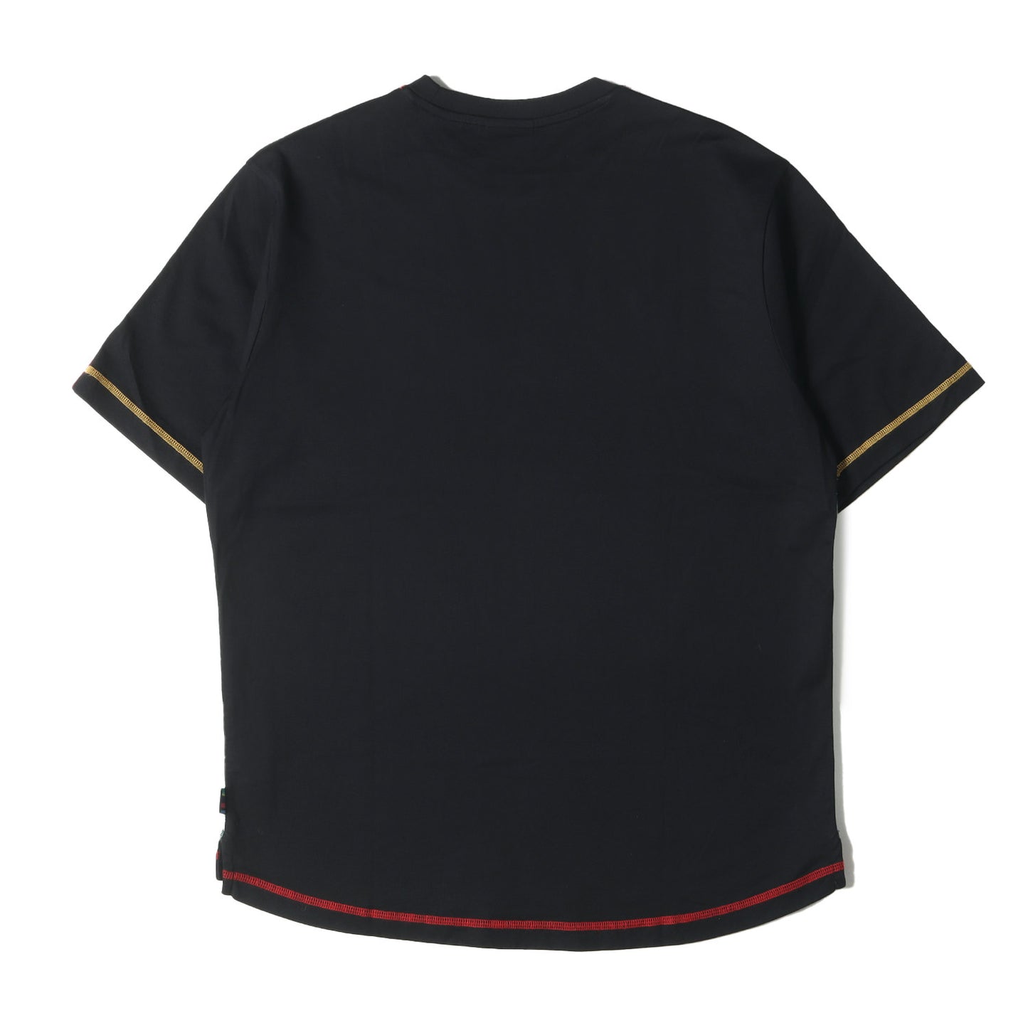 コントラストカラー ステッチ Tシャツ (102526 254T) / 無地 プレーン ソリッド 定番 ベーシック スタンダード PS