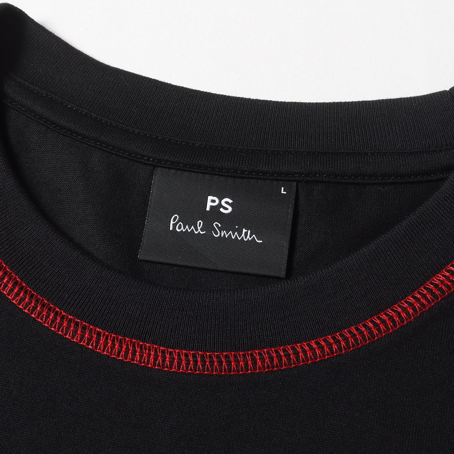 コントラストカラー ステッチ Tシャツ (102526 254T) / 無地 プレーン ソリッド 定番 ベーシック スタンダード PS