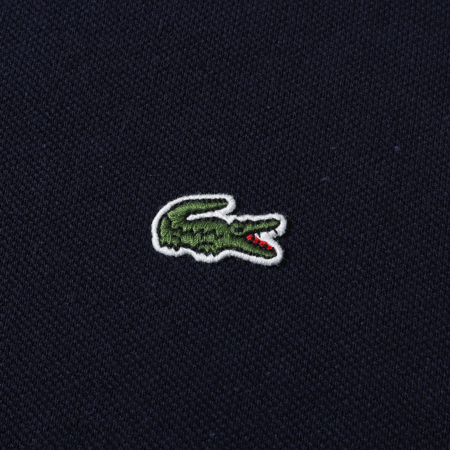 LACOSTE (ラコステ) ワンポイント ワニワッペン 刺繍 コットン