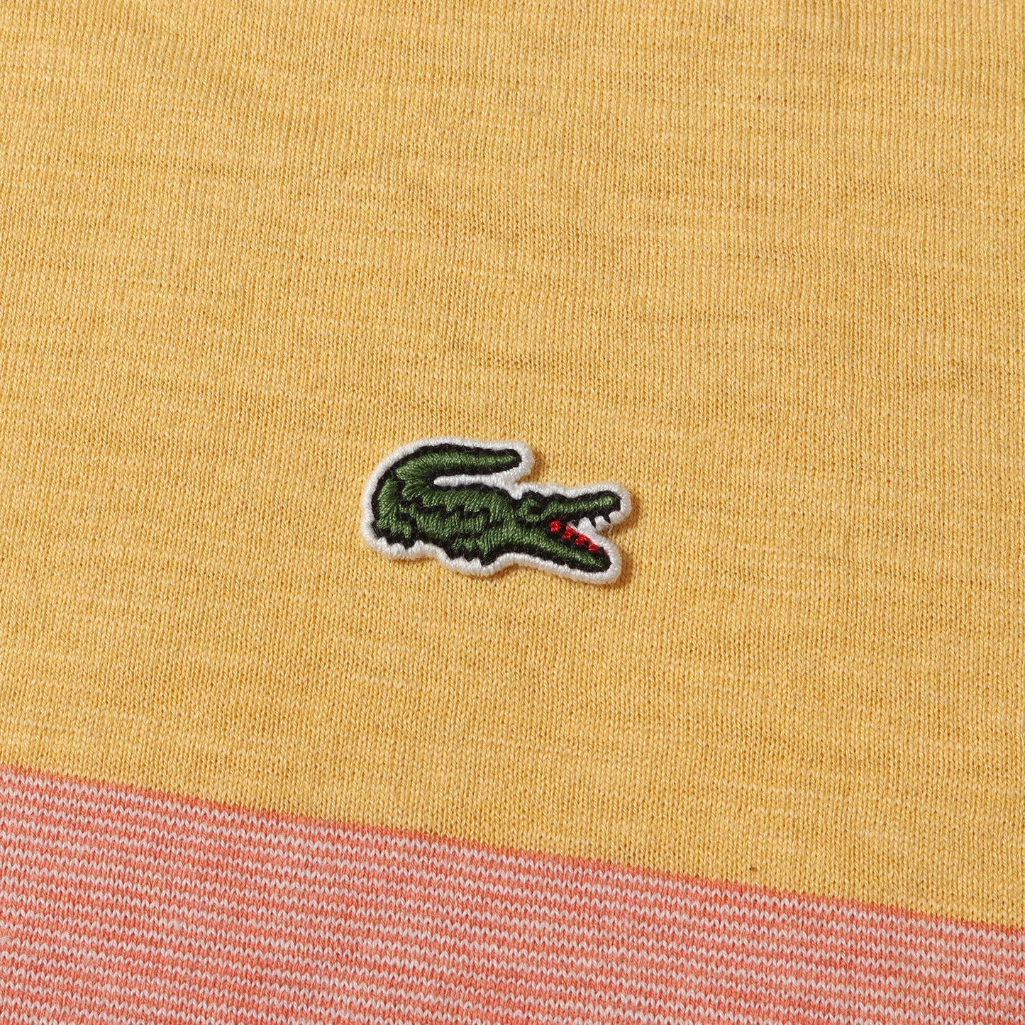 ワンポイント ワニワッペン 刺繍 ワイドボーダー 天竺編み 半袖 ポロシャツ (DH519E) / 定番 ベーシック MADE IN JAPAN