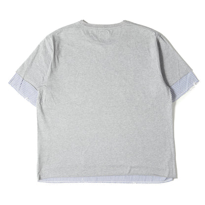 フェイク レイヤード Tシャツ (FAKE LAYERED T-SHIRT 193502 179T) / MADE IN JAPAN