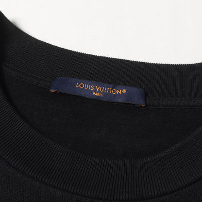 23AW エンブロイダード コットン スウェット シャツ (RM232 IHN HPY79W) / トレーナー ロゴ 刺繍 クルーネック 裏起毛 定番 ベーシック ラグカジ ラグジュアリー カジュアル