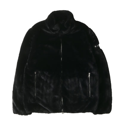 22AW ハイネック スタンドカラー ボア ダブルジップ ブルゾン (ASTONI MTAT22A4857-L) / ジャケット アウター 羽織 定番 ベーシック ラグカジ ラグジュアリー カジュアル MADE IN JAPAN