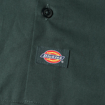 24SS × Dickies 1574 ロゴ 刺繍 T/Cツイル 半袖 ワーク シャツ (CALIFOLKS Dickies Custom Work Shirt Short Sleeve) / アメカジ