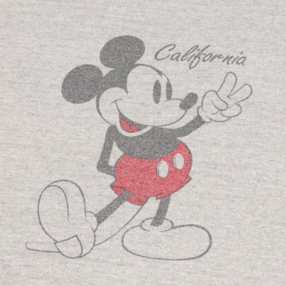 23AW × Disney ミッキーマウス ロゴ バインダーネック ハチハチ ワンツー Tシャツ (DISNEY × SD 88/12 California T)