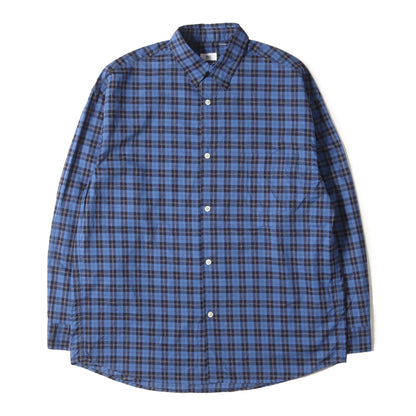 24SS × Thomas Mason トーンオントーンチェック ブロード ドレス シャツ (Thomas Mason Checked Shirt 3920700129) / 長袖 ビジカジ オフィカジ アメカジ サーフ RHC