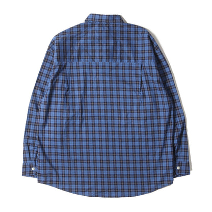 24SS × Thomas Mason トーンオントーンチェック ブロード ドレス シャツ (Thomas Mason Checked Shirt 3920700129) / 長袖 ビジカジ オフィカジ アメカジ サーフ RHC