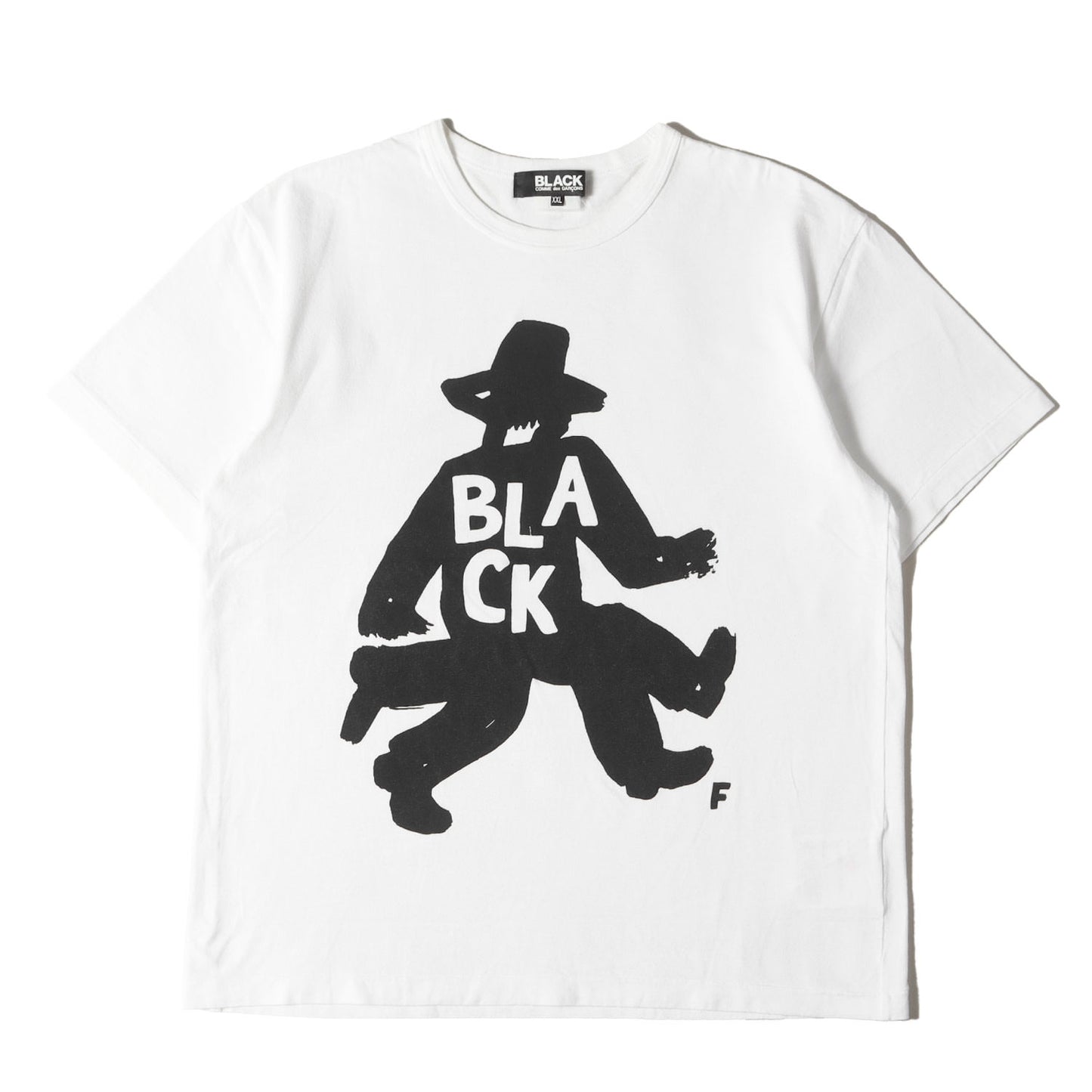 グラフィック ロゴ バインダーネック Tシャツ (1D-T005)