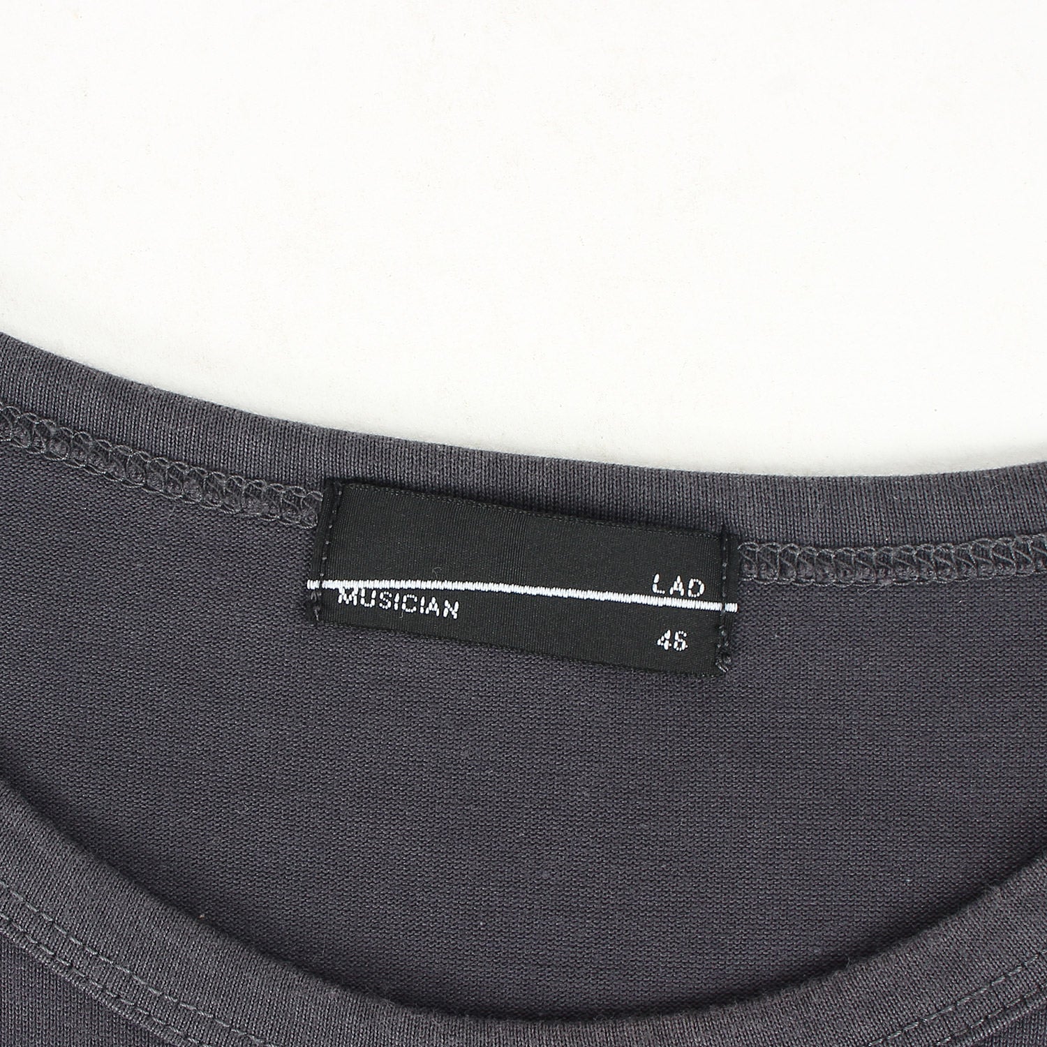 [最終値] LAD MUSICIAN オーバーサイズ ブラックシャツ 42サイズ LAD MUSICIAN(ラッドミュージシャン) Tシャツ ブラック サイズ