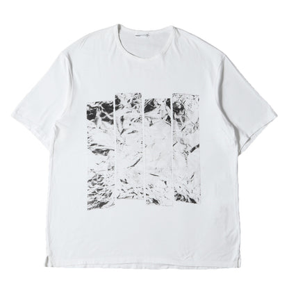 ジオメトリック オーバー サイズ ビッグ シルエット バインダーネック Tシャツ / ミュージックT バンT BLACK FLAG モード デザイナーズ ドメブラ