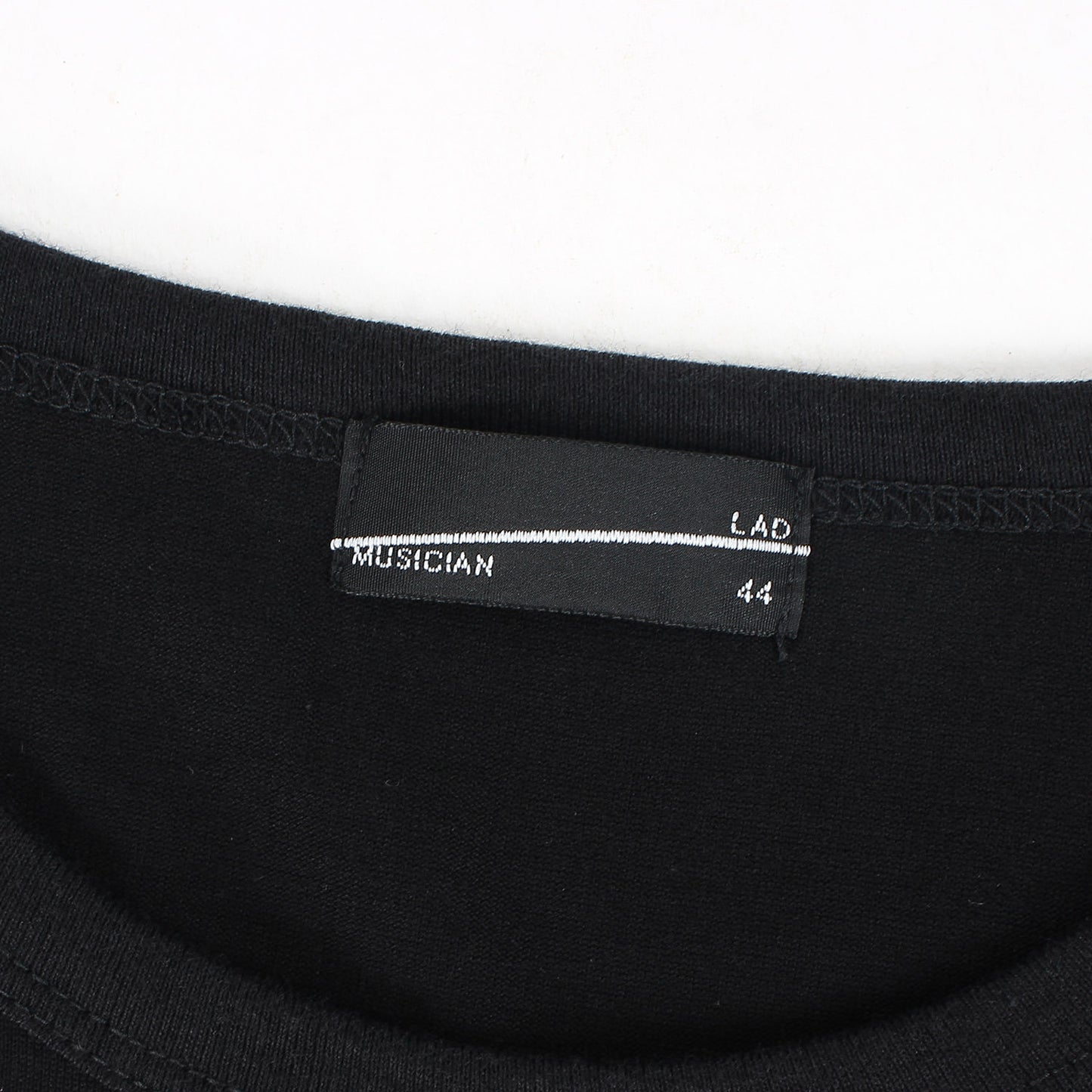 21AW メッセージ ロゴ ビッグ サイズ バインダーネック Tシャツ (BIG T-SHIRT 2221-801) / オーバー シルエット モード デザイナーズ ドメブラ