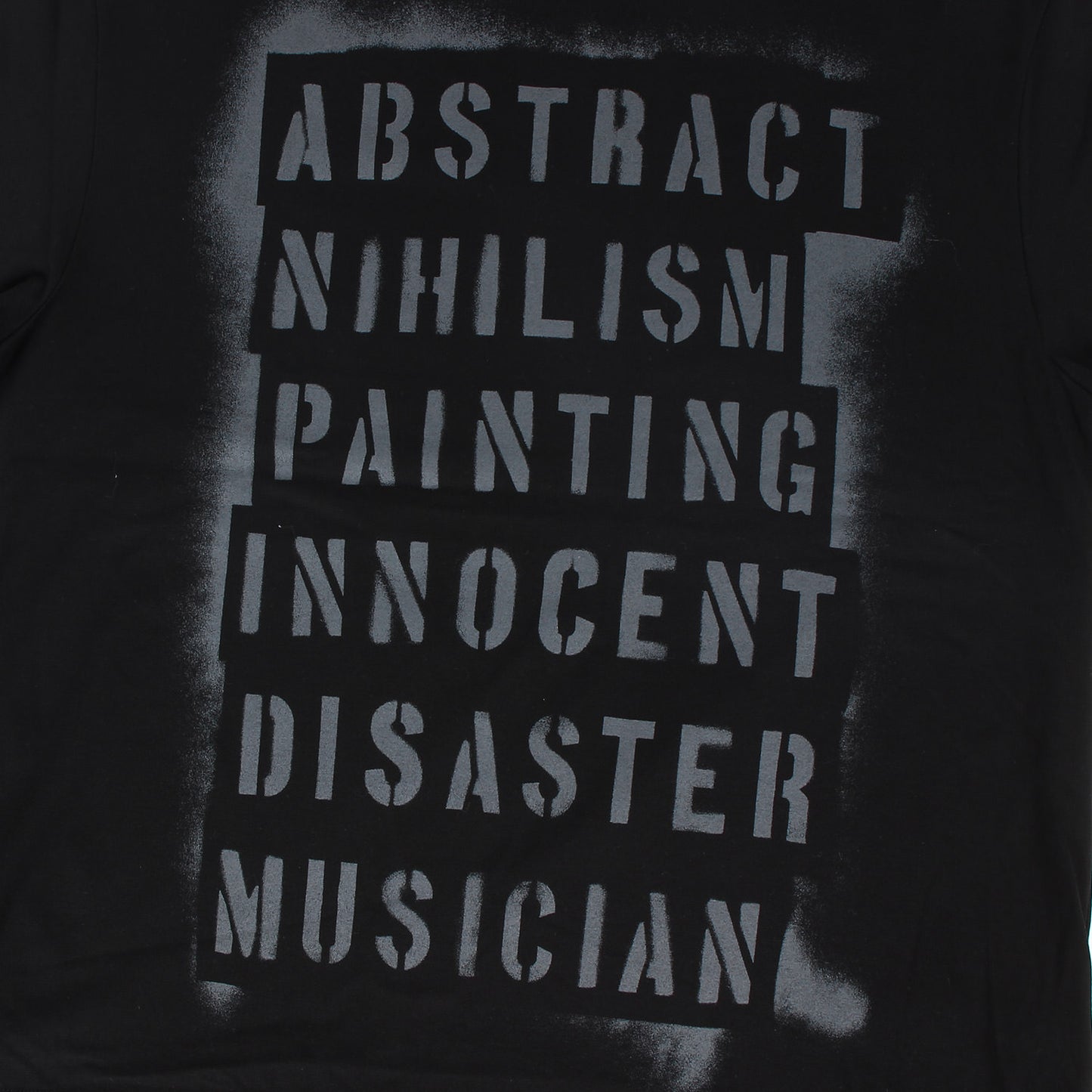 21AW メッセージ ロゴ ビッグ サイズ バインダーネック Tシャツ (BIG T-SHIRT 2221-801) / オーバー シルエット モード デザイナーズ ドメブラ
