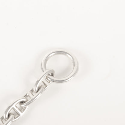 70s - 90s 筆記体 モデル シェーヌダンクル ブレスレット (Chaine dancre Bracelet 16Link) / ヴィンテージ シルバー Ag925 16コマ リンク ジュエリー アクセサリー