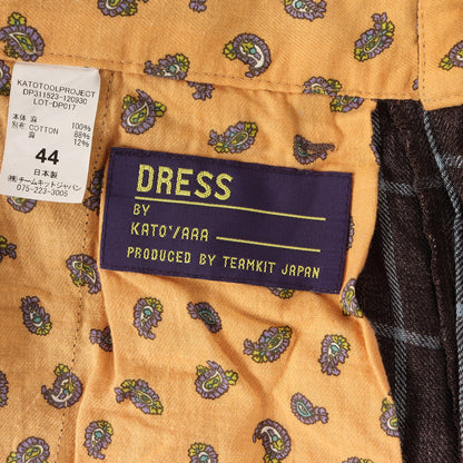 ウインドウペンチェック リネン ハーフ パンツ / ショート ショーツ DRESS BY KATO/AAA