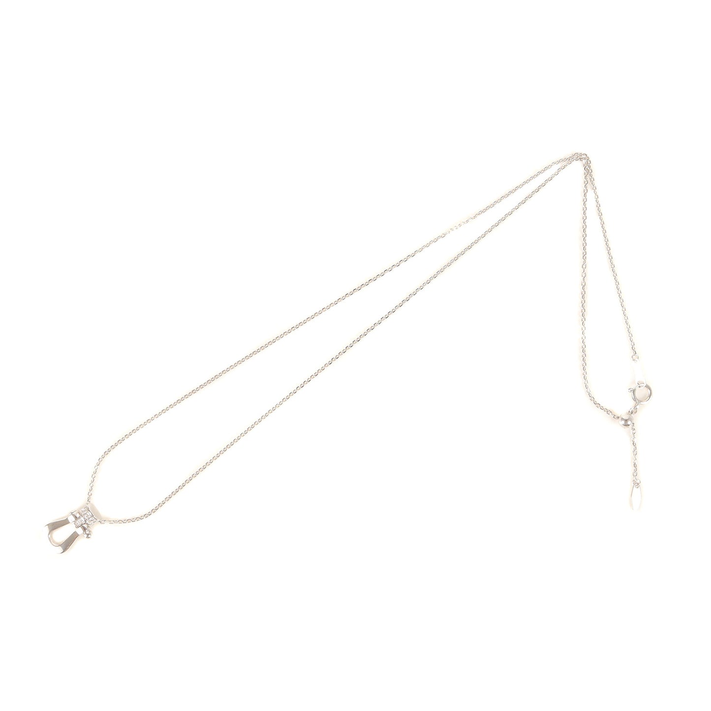 フォース10 ハーフダイヤ ネックレス / K18WG ホワイトゴールド ミディアムモデル ジュエリー