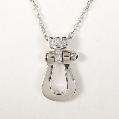 フォース10 ハーフダイヤ ネックレス / K18WG ホワイトゴールド ミディアムモデル ジュエリー