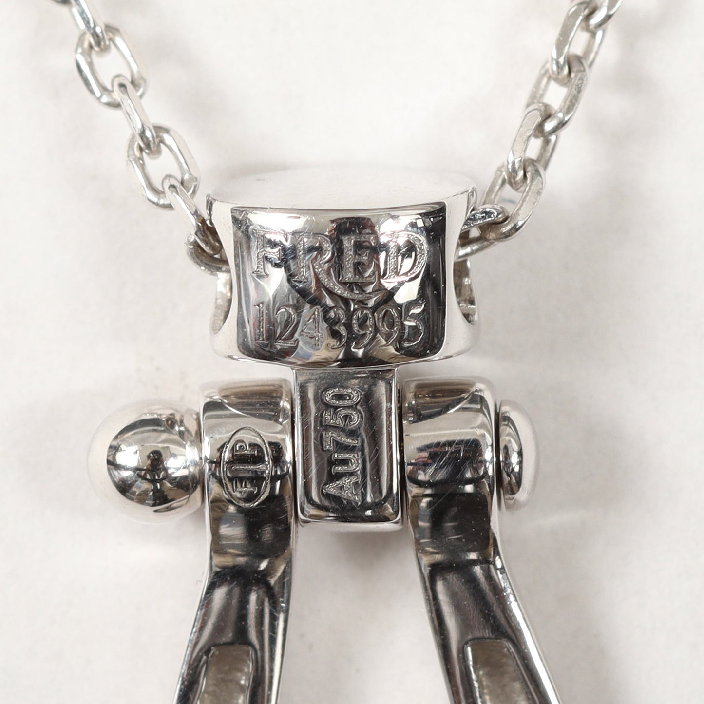 フォース10 ハーフダイヤ ネックレス / K18WG ホワイトゴールド ミディアムモデル ジュエリー