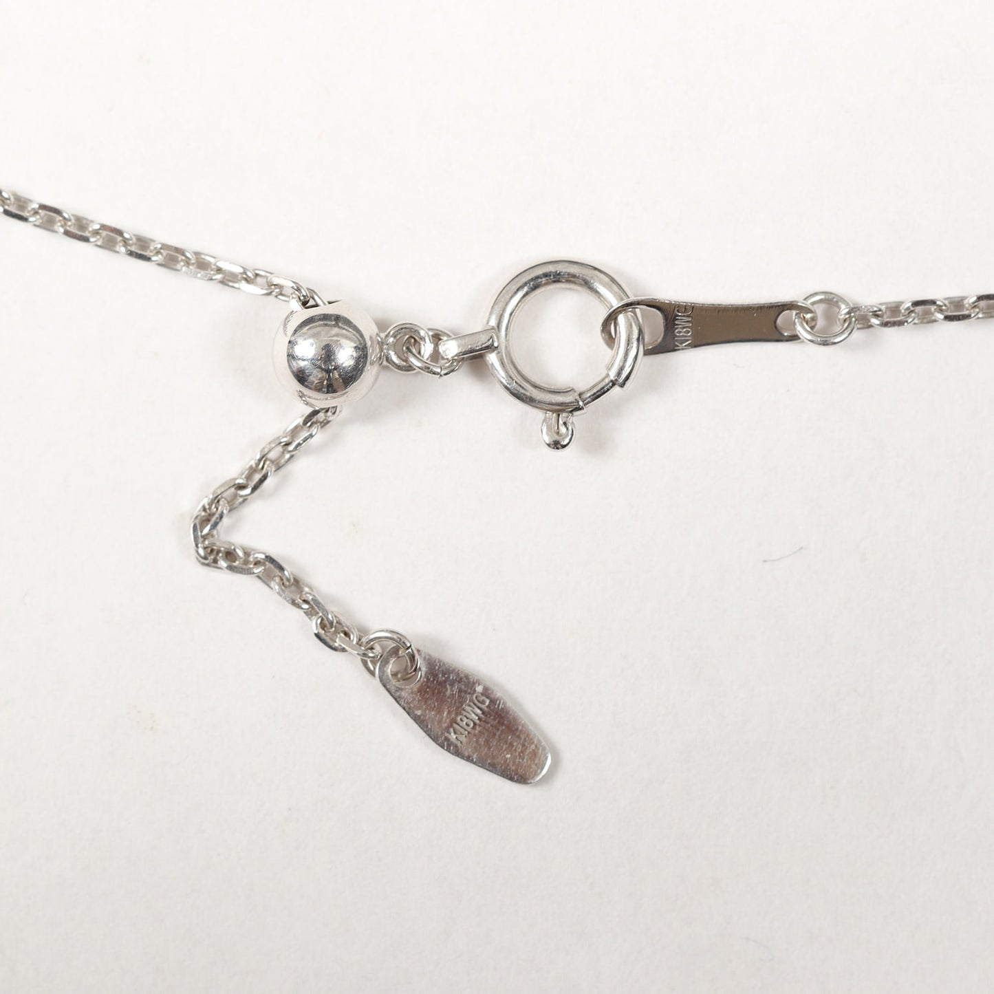 フォース10 ハーフダイヤ ネックレス / K18WG ホワイトゴールド ミディアムモデル ジュエリー