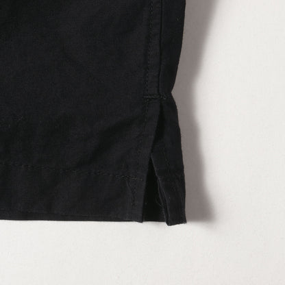 TYPE LOGO オープンカラー コットン リネン 半袖 シャツ (02211AH09) / 開襟 ボックスシルエット アメカジ