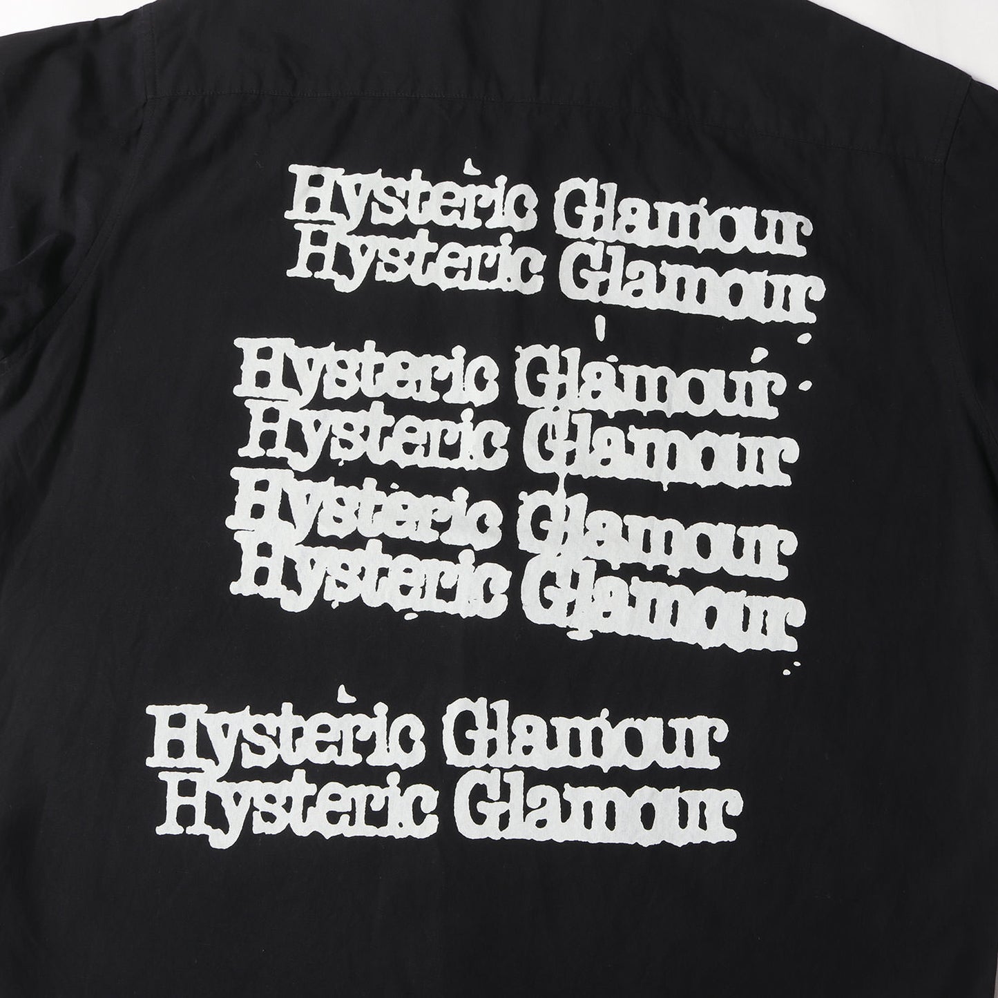 TYPE LOGO オープンカラー コットン リネン 半袖 シャツ (02211AH09) / 開襟 ボックスシルエット アメカジ