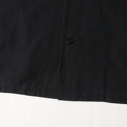 TYPE LOGO オープンカラー コットン リネン 半袖 シャツ (02211AH09) / 開襟 ボックスシルエット アメカジ