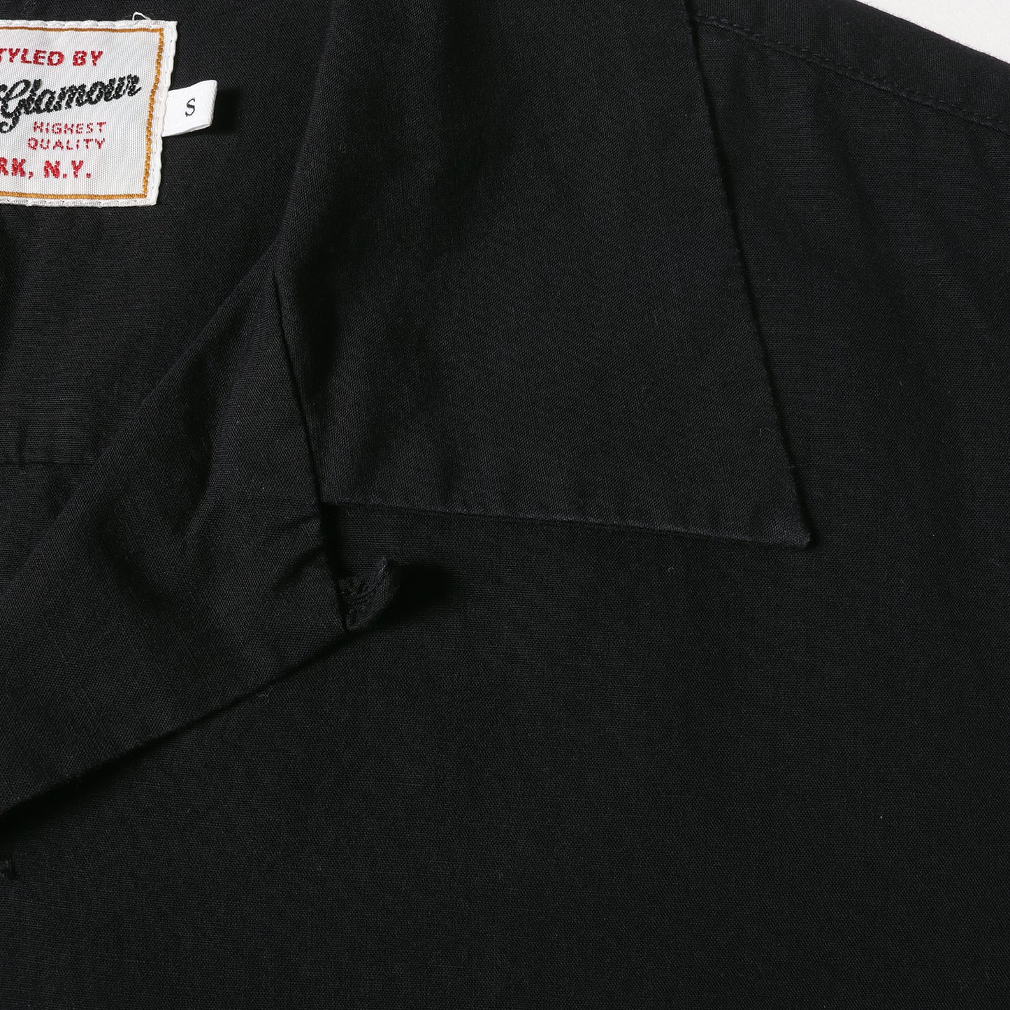 TYPE LOGO オープンカラー コットン リネン 半袖 シャツ (02211AH09) / 開襟 ボックスシルエット アメカジ