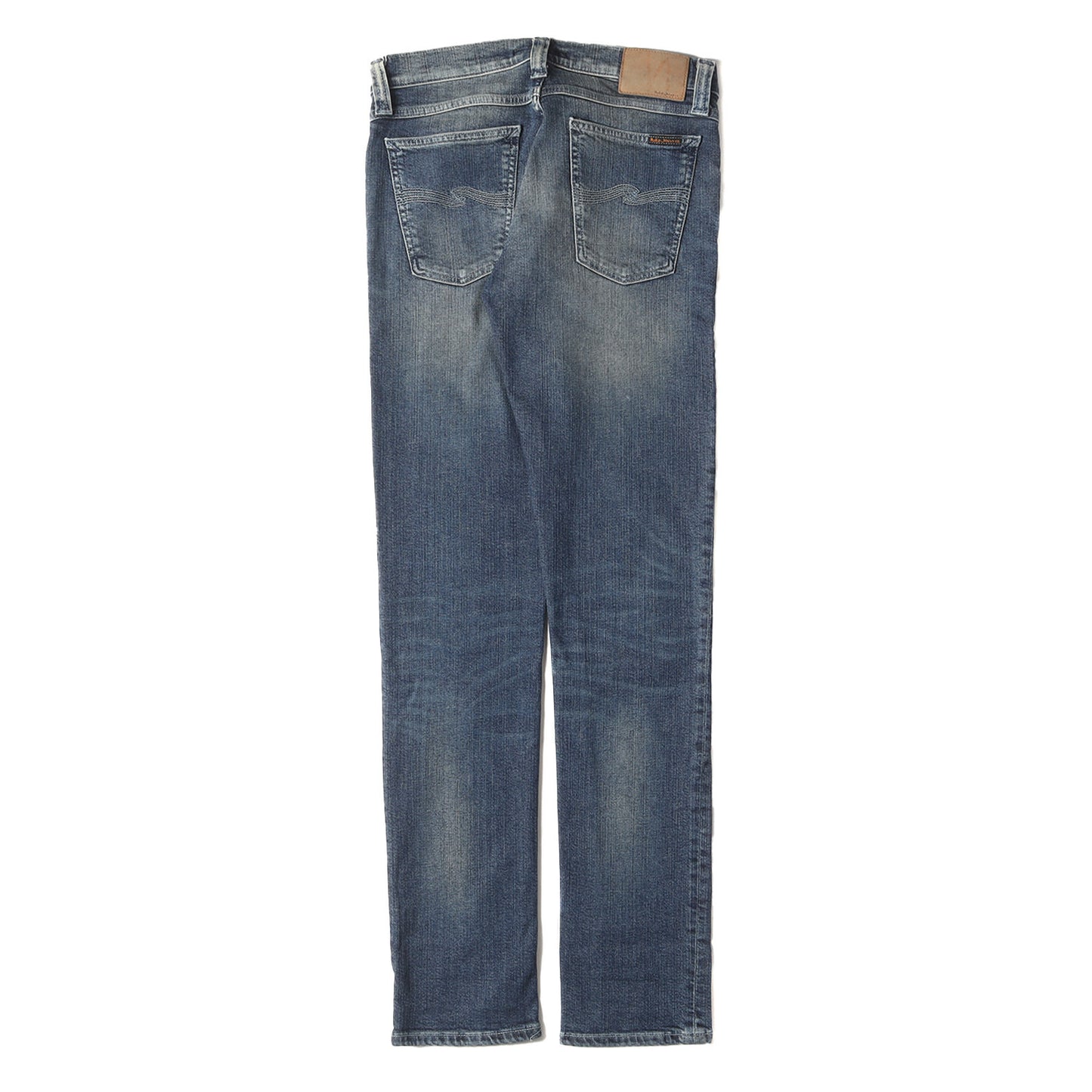 ヴィンテージ加工 ローライズ ストレッチ デニム スキニー パンツ / ジッパーフライ ジーンズ 定番 ベーシック MADE IN ITALY