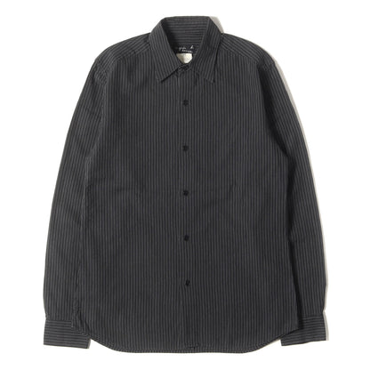 90s ピンストライプ ブロード ドレスシャツ / homme MADE IN FRANCE