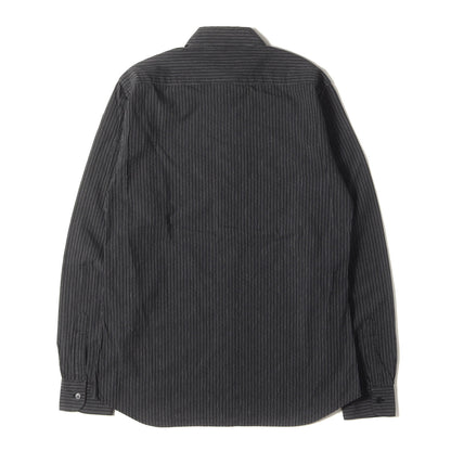 90s ピンストライプ ブロード ドレスシャツ / homme MADE IN FRANCE
