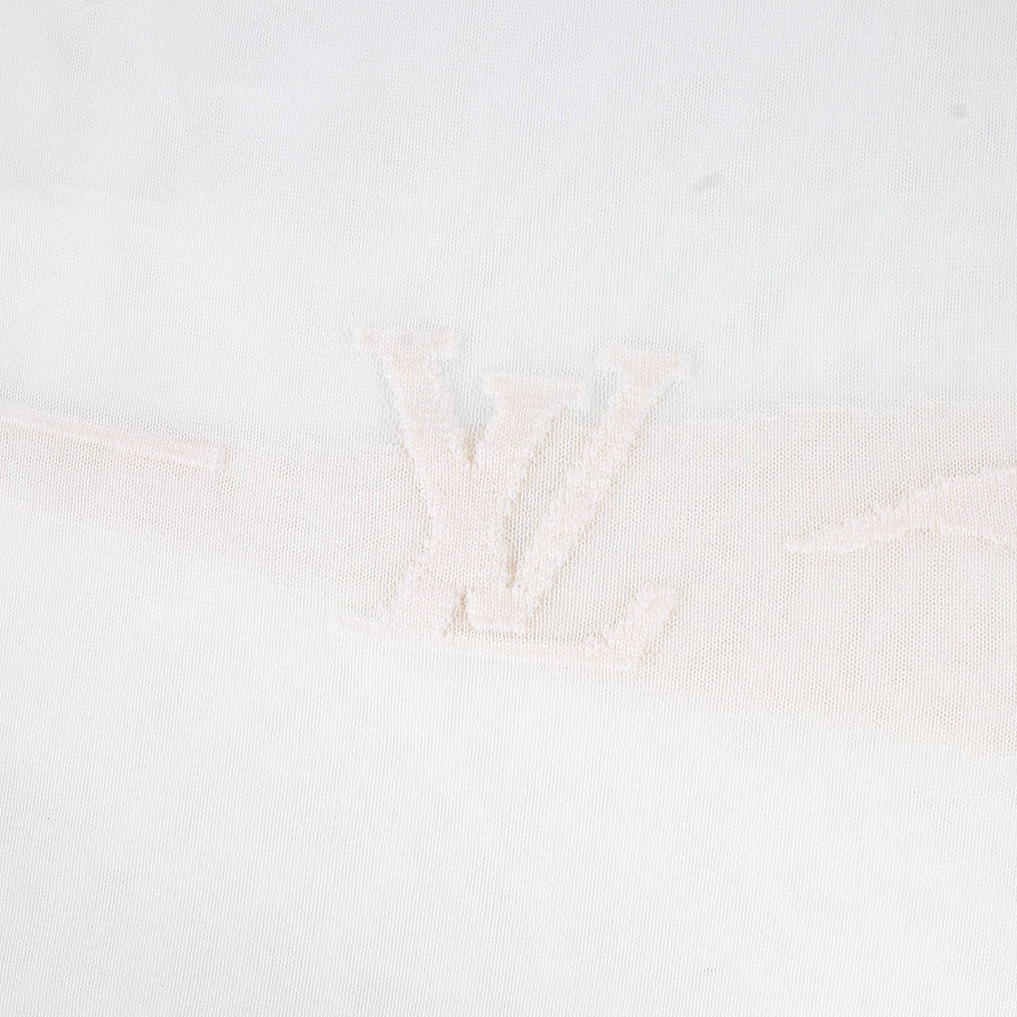 カシミヤ LV ロゴ ジャガード シースルー メッシュ Tシャツ (HGN74WJYL 919N) / ショートスリーブ 半袖 カットソーラグカジ ラグジュアリー カジュアル イタカジ Plain Rainbow