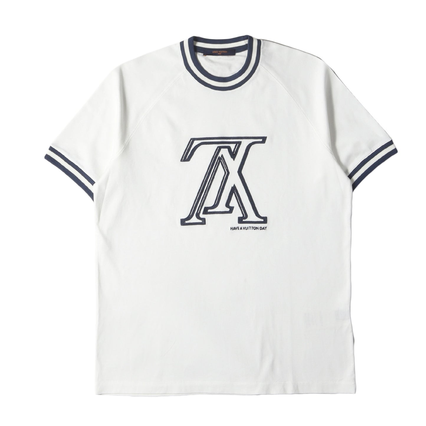 アップサイドダウン LV ロゴ Tシャツ (RM182M CMS HFY04W)