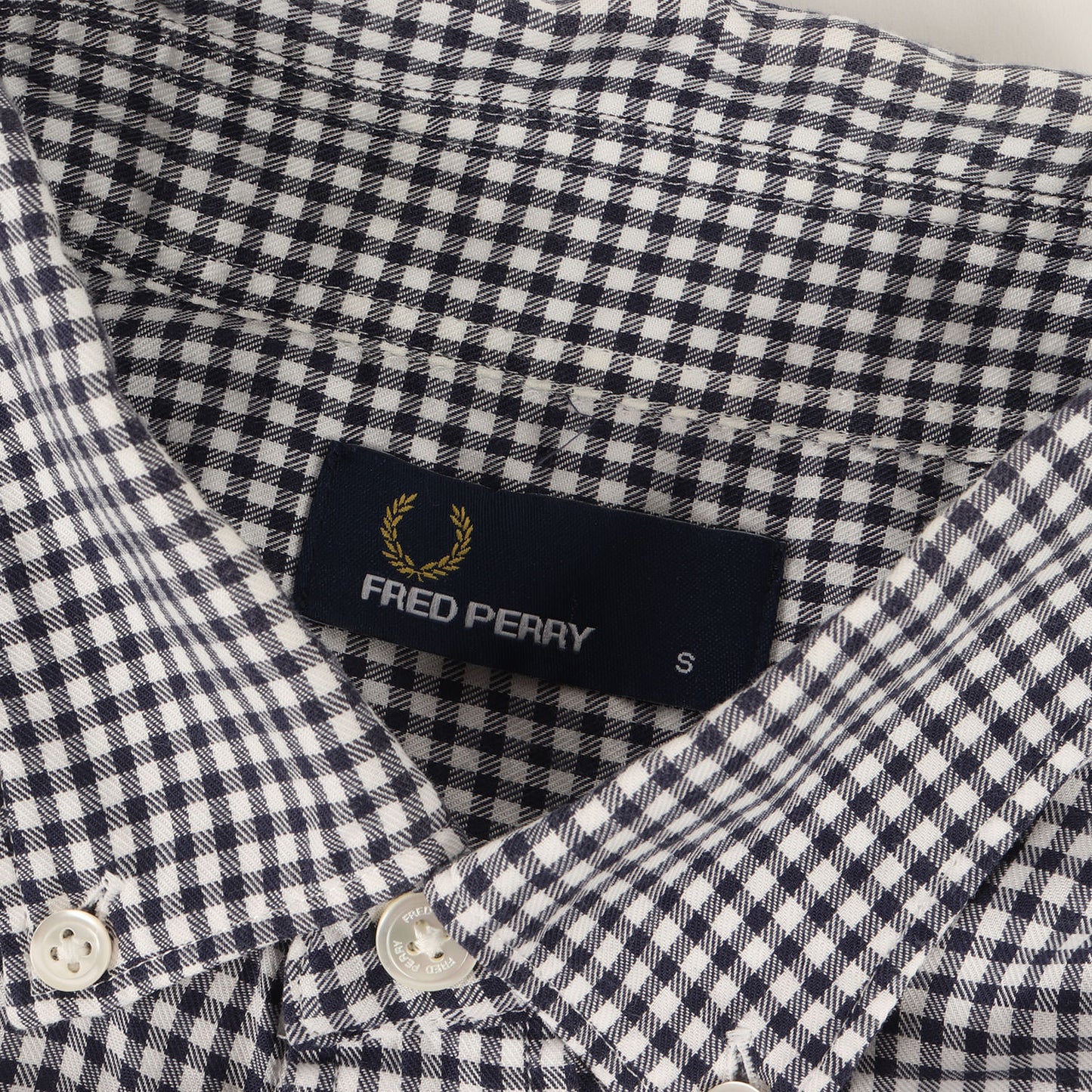 ギンガムチェック ボタンダウン 半袖 ドレス シャツ (F4506)