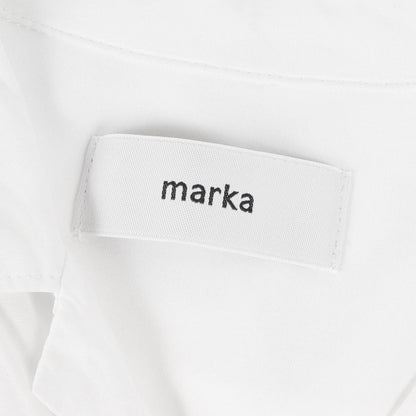 ショルダー ボーダー リブ編み 切替 オープンカラー 半袖 シャツ (M18B-02SH01B)