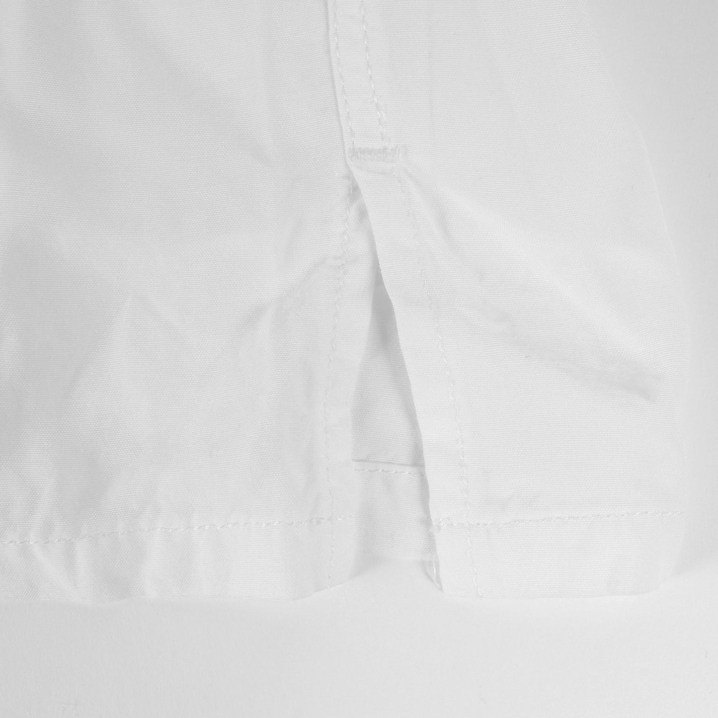 ショルダー ボーダー リブ編み 切替 オープンカラー 半袖 シャツ (M18B-02SH01B)