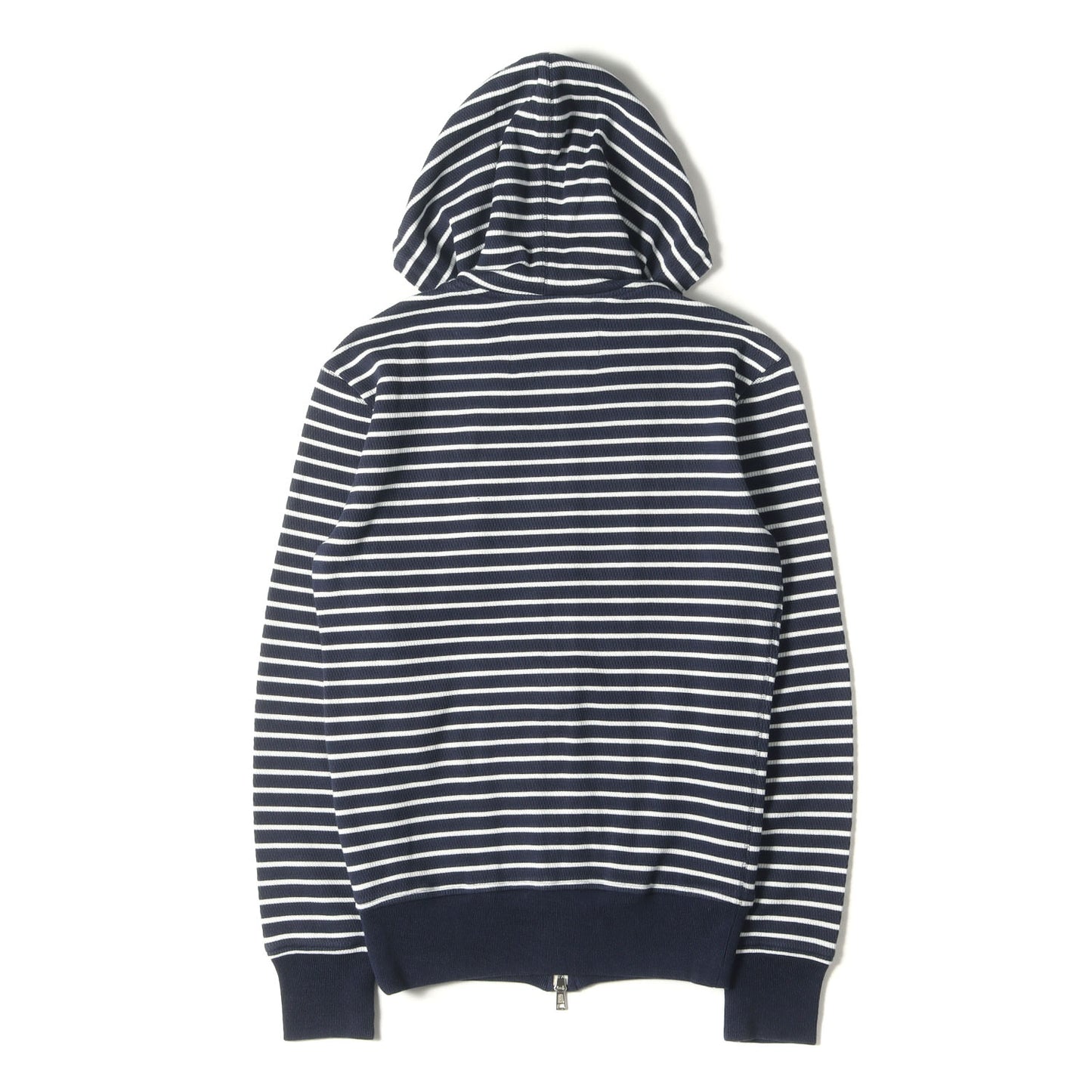 ボーダー コットンポリ ワッフル サーマル ダブルジップ パーカー (SUMMIT WAFFLE BORDER PARKA HVJ090 CNP090) / フーディー アウター 羽織 定番 ベーシック ラグカジ ラグジュアリー カジュアル VAUGUE