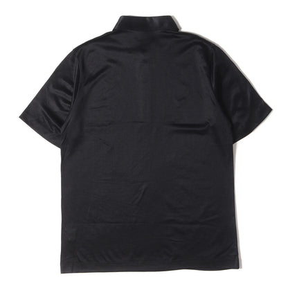 ヘム レザール 刺繍 メッシュ ボタンダウン ドレス ポロシャツ / homme MADE IN JAPAN