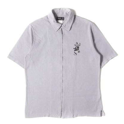 アイコン レザール ジップ 半袖 シャツ / MADE IN JAPAN homme