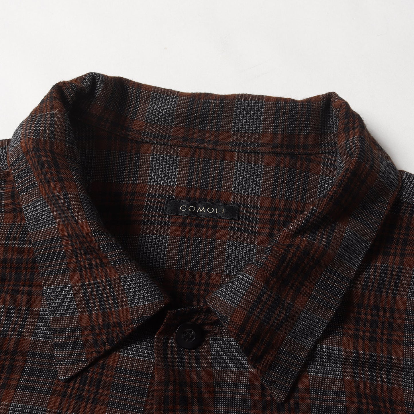 プレイドチェック レーヨン 半袖 シャツ (P01-02015)