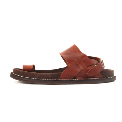 × PHIGVEL レザー グルカ サンダル (GURKHA FOOTBED SANDALS) / P.M.C