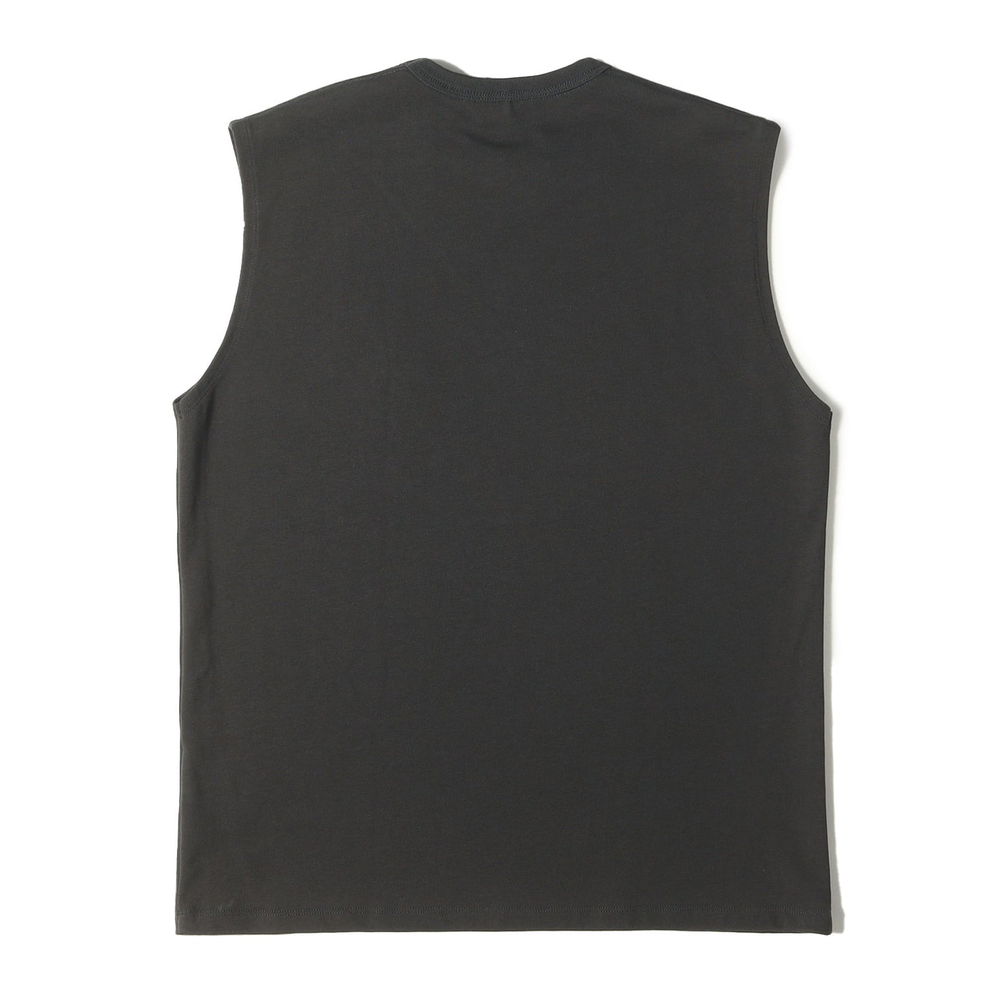 24SS ワンポイント グラフィック ロゴ 刺繍 タンクトップ (suvin compact jersey palm emb tank top 1415310010) / ノースリーブ スリーブレス Tシャツ ベスト