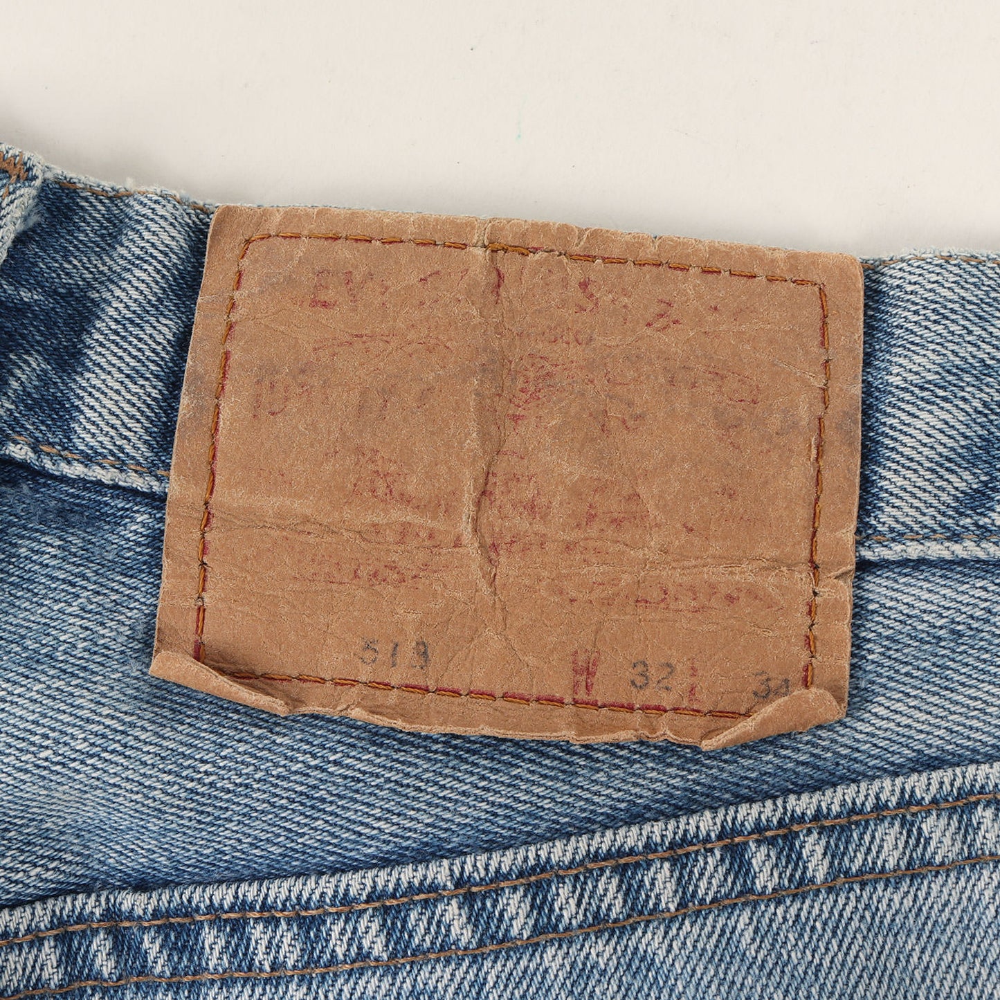 518 テーパード スリム ストレート デニム パンツ / ボタンフライ ジーンズ EURO Levi's MADE IN FRANCE