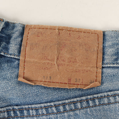 518 テーパード スリム ストレート デニム パンツ / ボタンフライ ジーンズ EURO Levi's MADE IN FRANCE