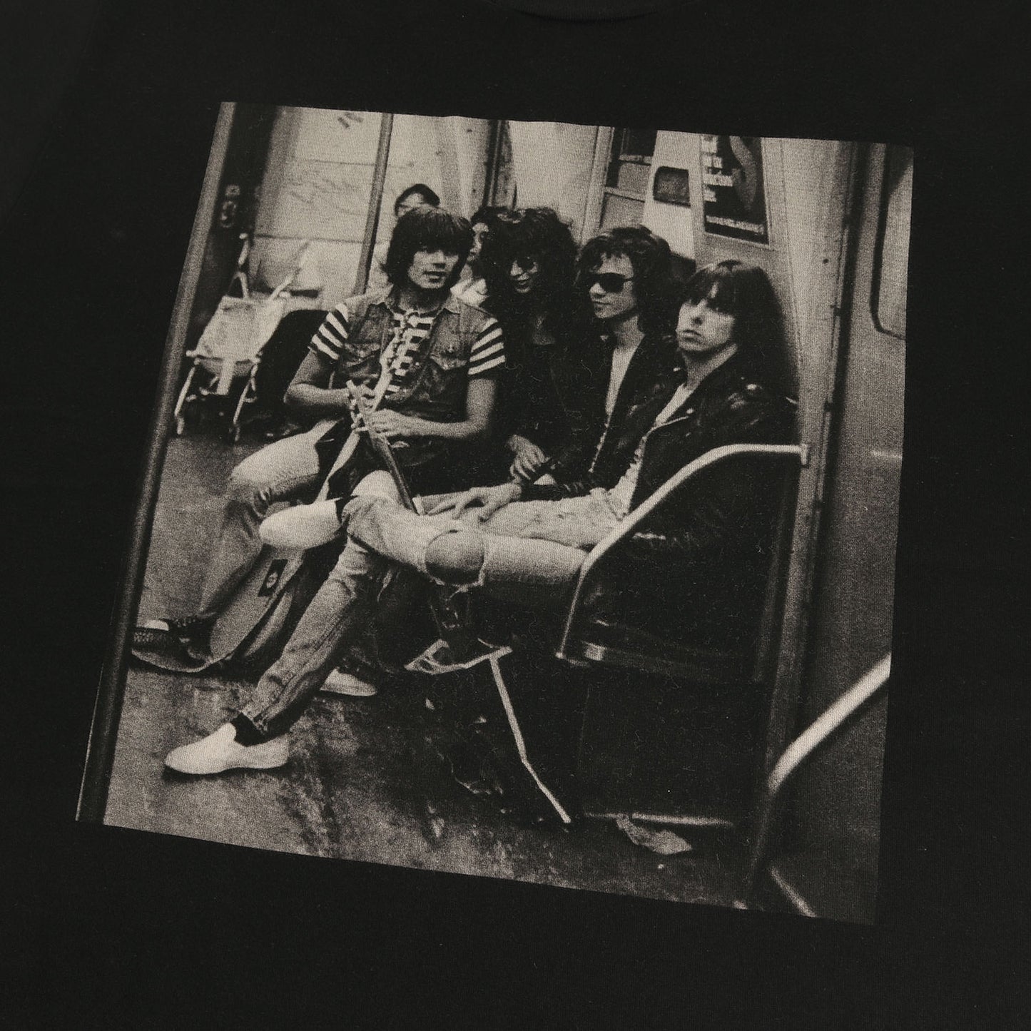 × Ramones NYC SUBWAY'75 フォト Tシャツ (0253CT13)