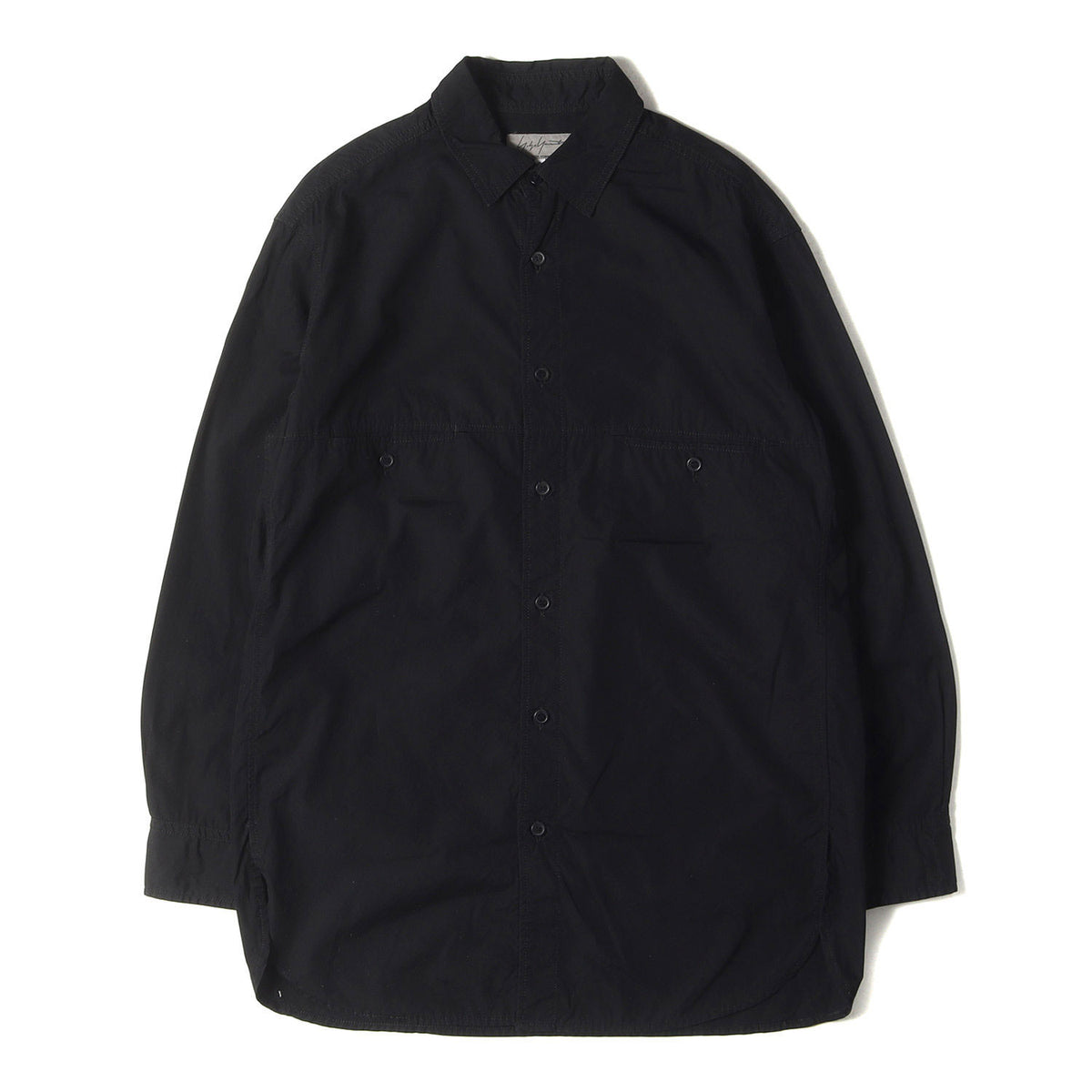 環縫い ブロード 2ポケット ドレス シャツ (HC-B01-001) / POUR HOMME