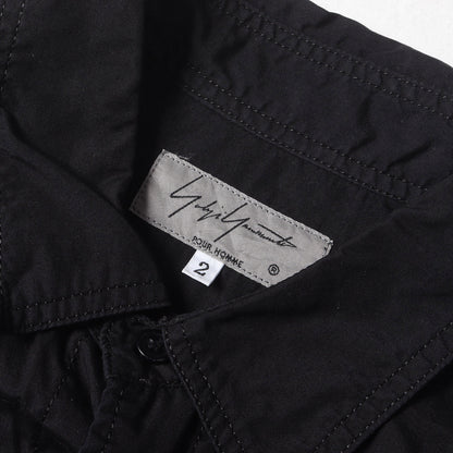 環縫い ブロード 2ポケット ドレス シャツ (HC-B01-001) / POUR HOMME