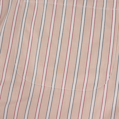 ダブルカフス ストライプ ドレス シャツ / 長袖 ビジネス フォーマル ビジカジ オフィカジ