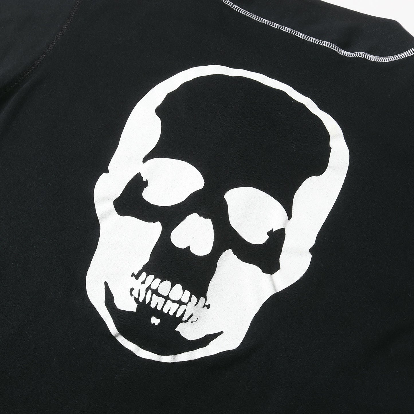 ワンポイント LPFロゴ バック スカル ベースボール シャツ / 半袖 カットソー ラグカジ イタカジ