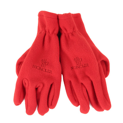 90s × HUSKY アイコン ロゴ 刺繍 フリース グローブ