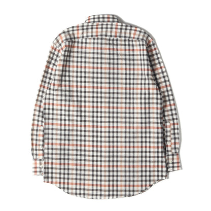 チェック ソフトフランネル シャツ